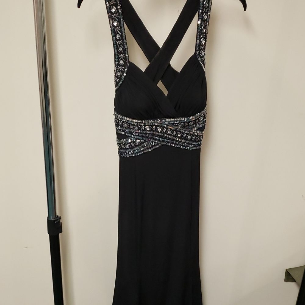 David's Bridal Formal Sequined Dress sz 5/6 - Prom dress